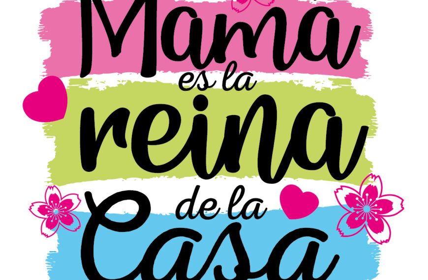 Mamá es la reina de la Casa vector Eps PDF