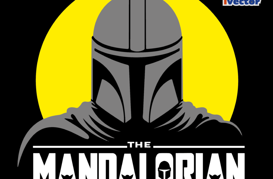 The Mandalorian Vector Logo eps