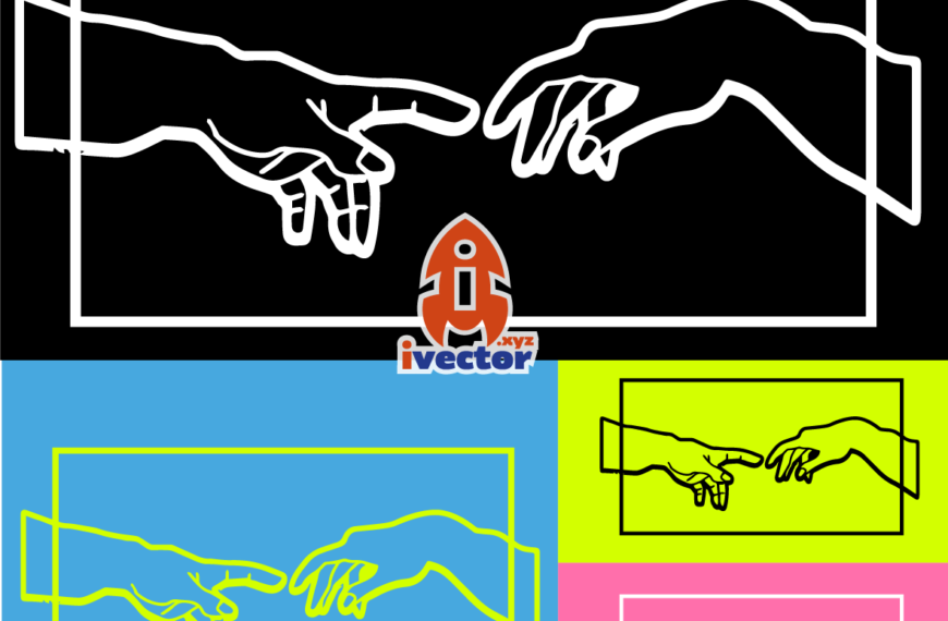 Manos de la Creación Vector EPS