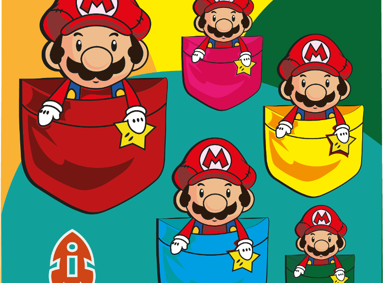 Mario Bros Bolsillo Vector