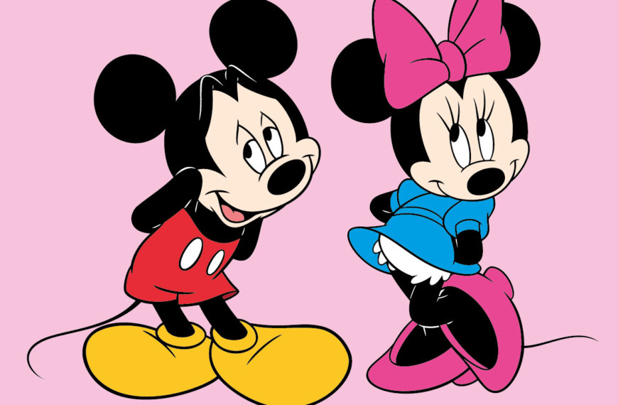 Mickey Mouse and Minnie Timidos Vector