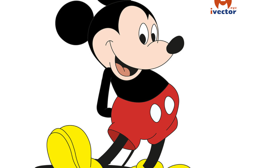 Mickey Mouse Sonriente Vector Eps Pdfmicke