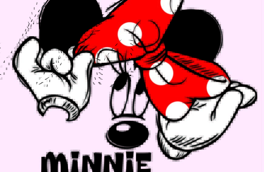 MINNIE MOUSE VECTOR CORTE VINIL EPS PDF DISNEY