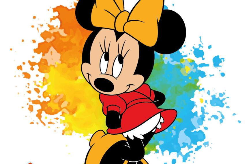 Minnie Mouse Linda Vector Eps