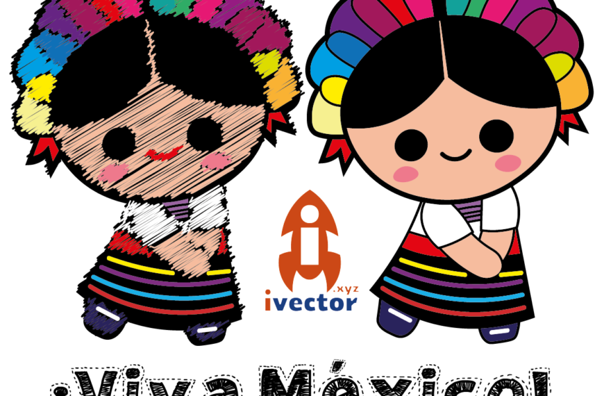 Muñequita tradicional Meciana Viva México Eps Pdf