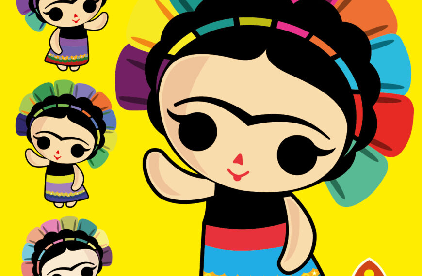 Muñeca Tradicional Mexicana Vector Eps