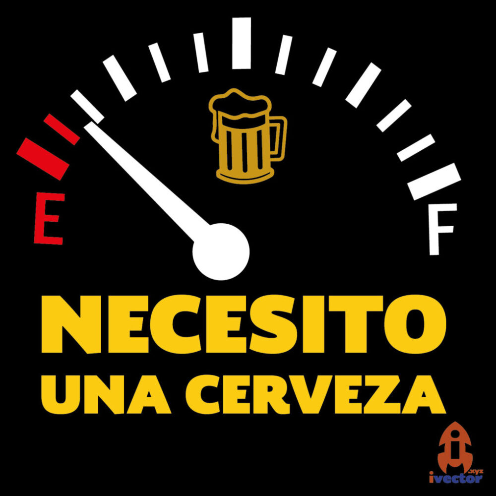 Necesito una Cerveza vector