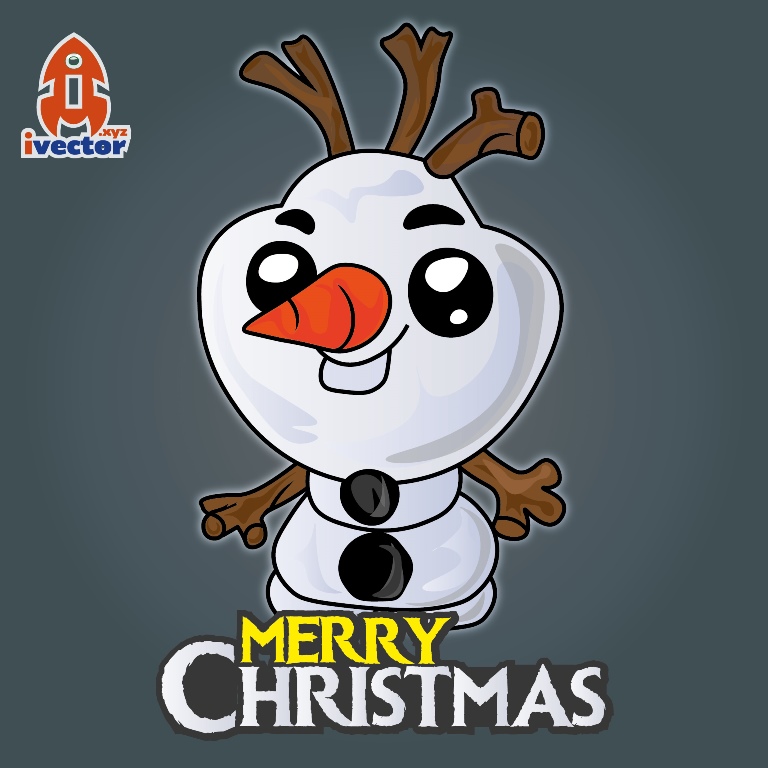 Olaf Frozen | Vector Navidad