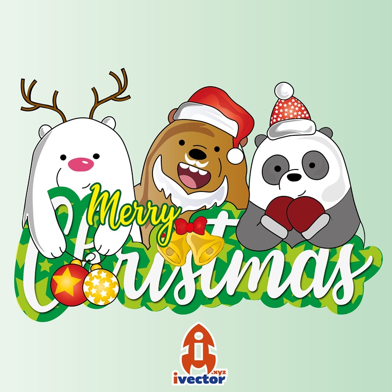 Merry Christmas Escandalosos Vector