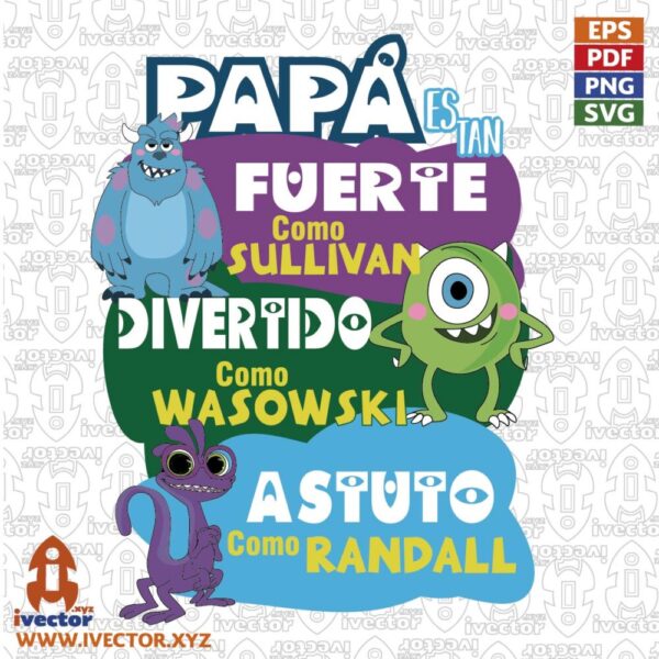 pa-es-tan-como-mostruo-600x600 Vectores completamente editables