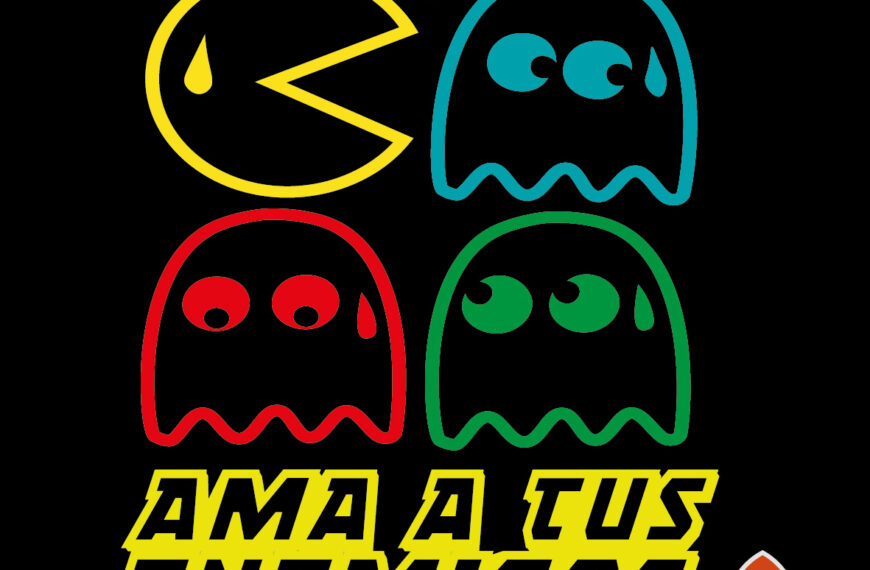 Pacman Ama a tus Enemigos Vector Eps