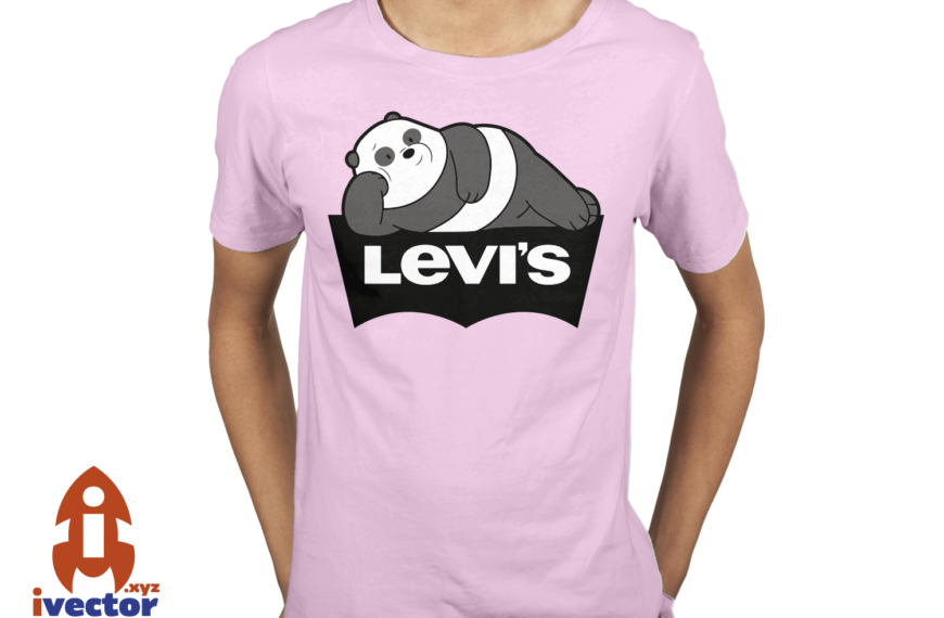 Panda The Bears Logo Levis Vector EPS Pdf