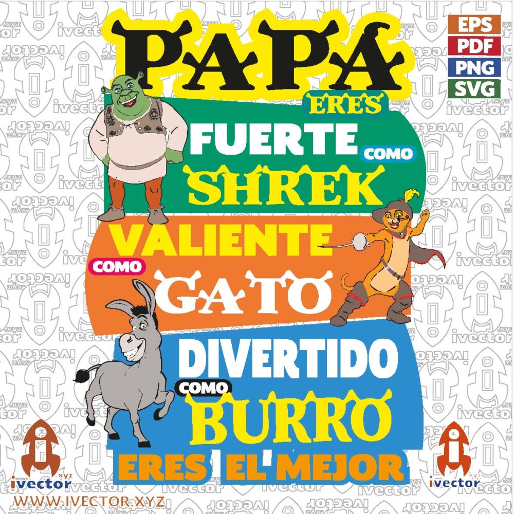 papa-eres-tan.-como-srhek-01 VECTORES Y RECURSOS