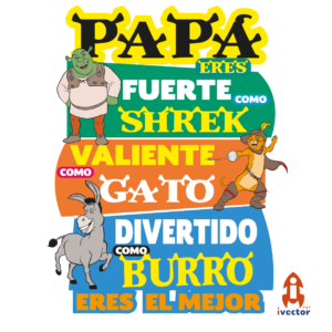 papa-eres-tan...-como-srhek-01-300x300 VECTORES Y RECURSOS