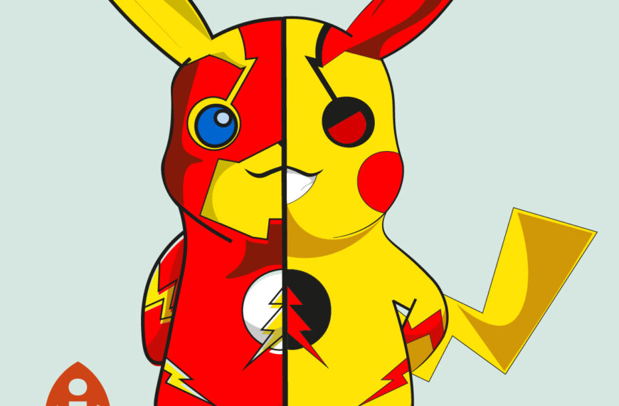 Pikachu Flash Dúo Vector Eps