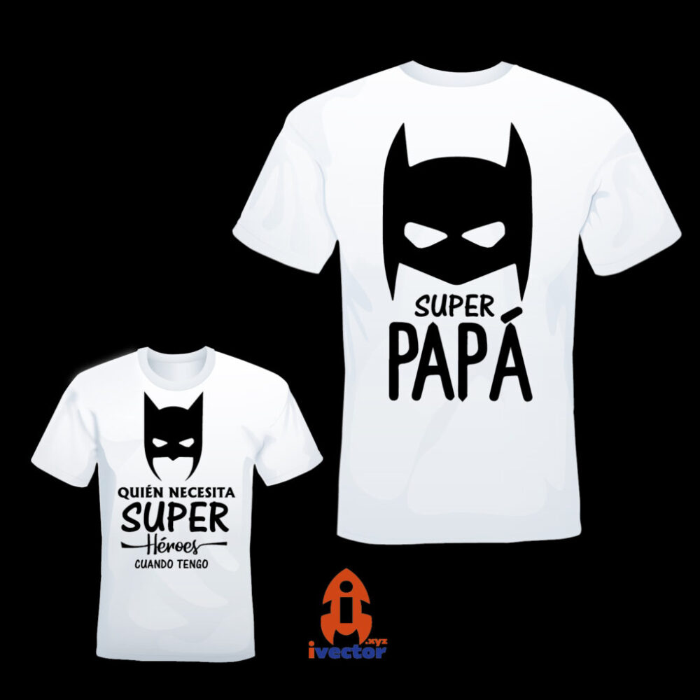 Vector Héroe Día del Padre