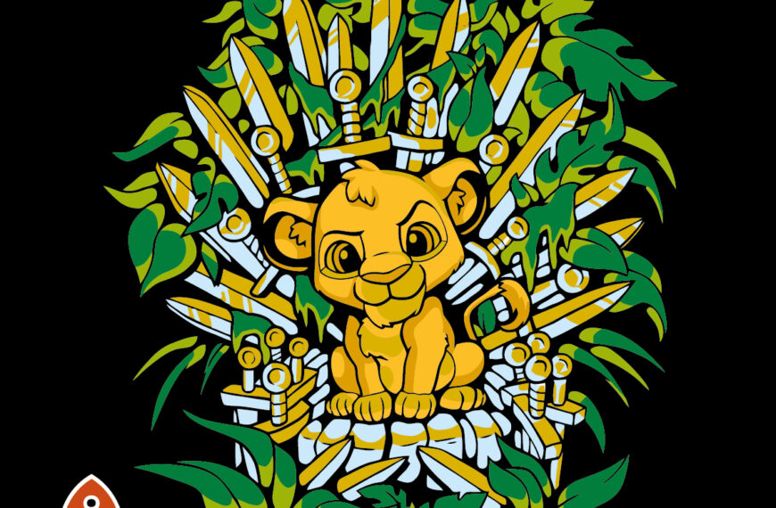 Rey Leon Simba Hojas corte vinil Eps Pdf