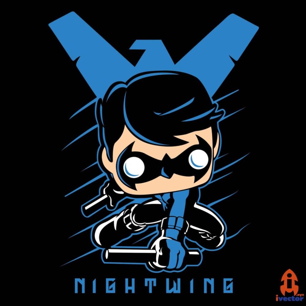 Robin Funko Vector Editable