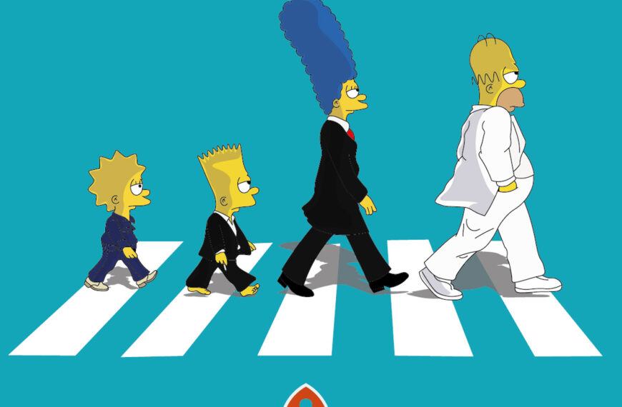 The Simpson personajes The Beatles vector Eps