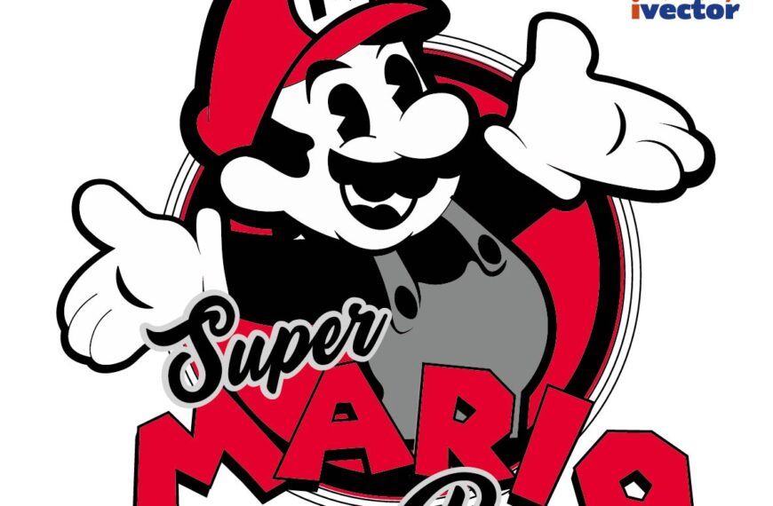 SUPER MARIO BROSS RETRO VECTOR EPS PDF