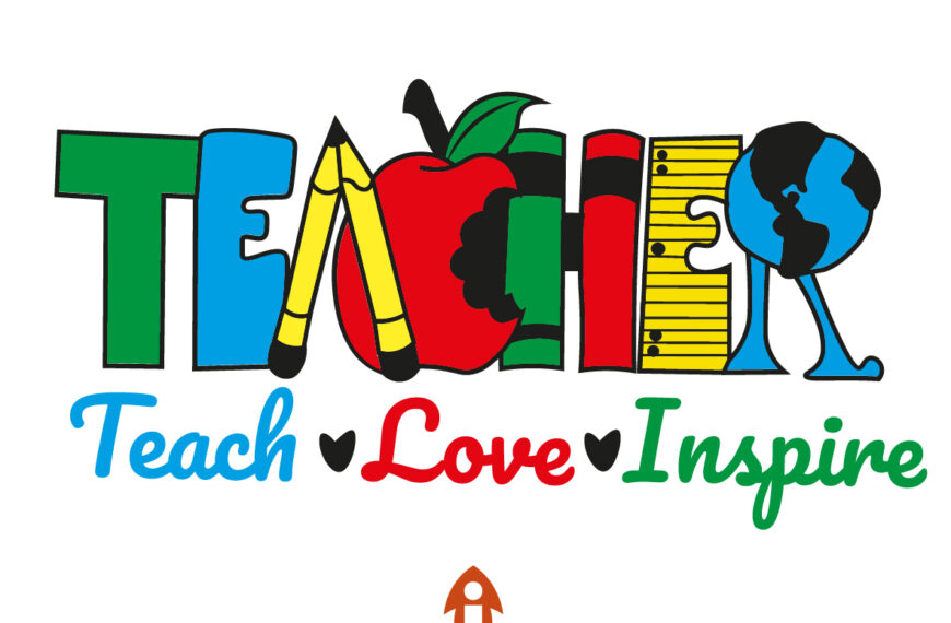 Teacher Teach Love Inspire Vector Eps PDF