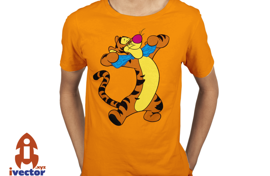 Tiger Winnie Pooh Vector Eps