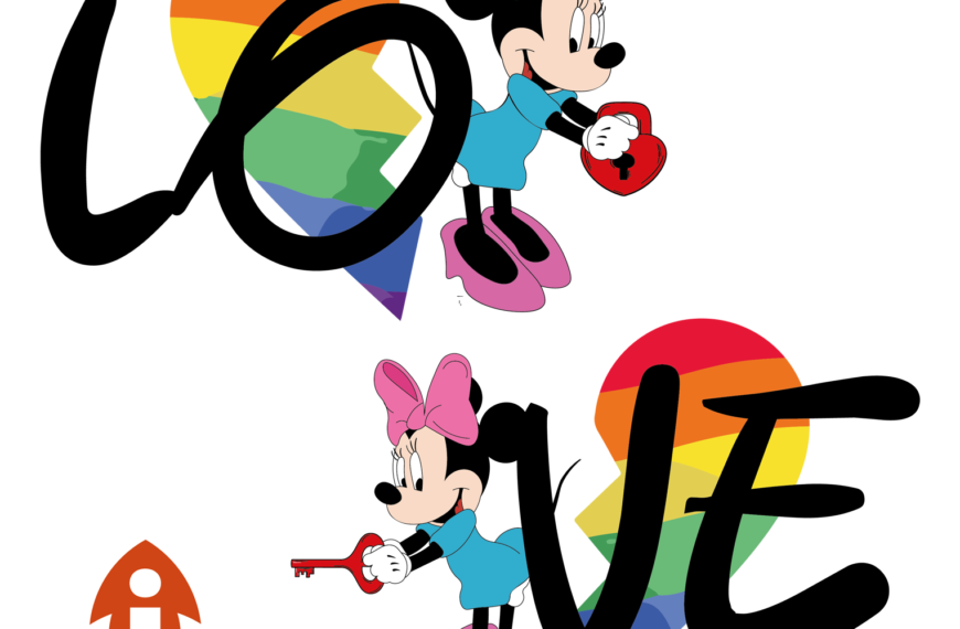 Minnie Mouse Love Gay Vector