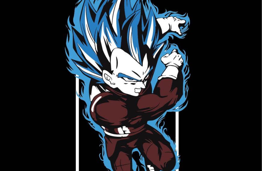 VEGUETA DRAGON BALL VECTOR EPS PDF CORTE VINIL GRATIS