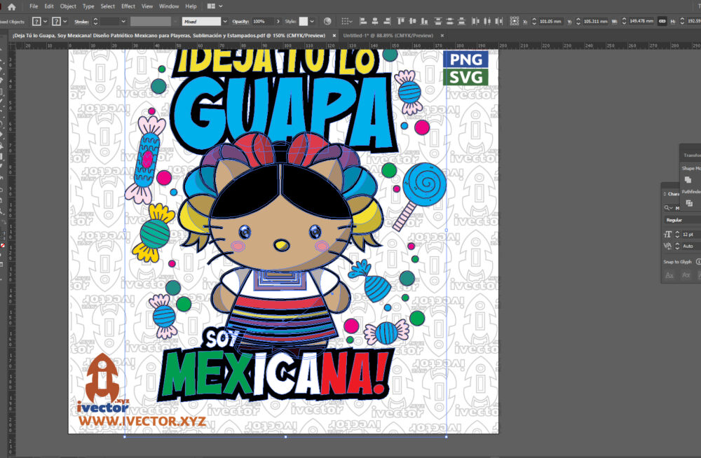 ¡Deja-Tu-lo-Guapa-Soy-Mexicana-Diseno-Patriotico-Mexicano-para-Playeras-Sublimacion-y-Estampados_Mesa-de-trabajo-2 ¡Deja Tú lo Guapa, Soy Mexicana! Diseño Patriótico Mexicano para Playeras, Sublimación y Estampados