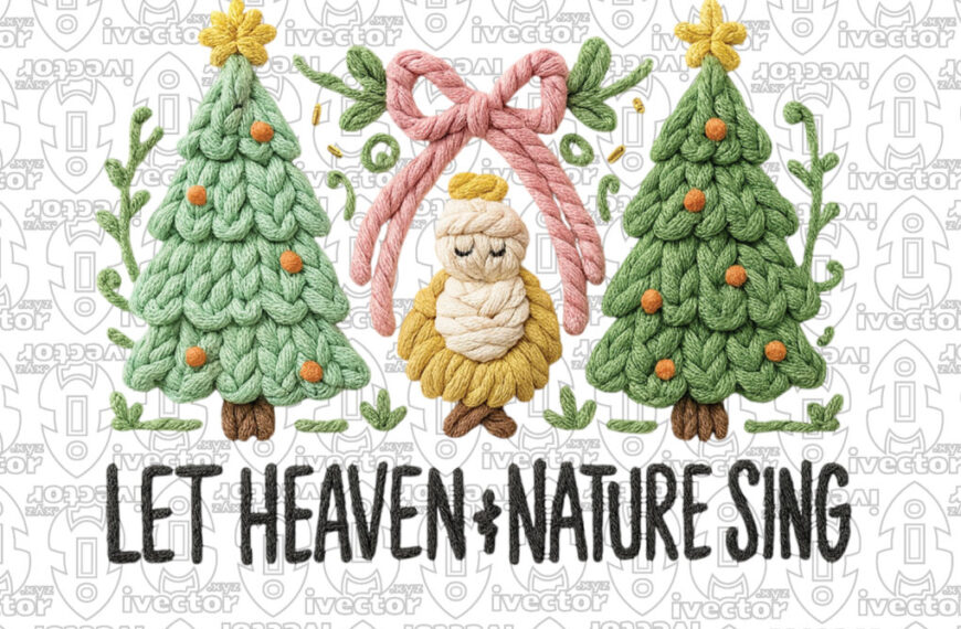 PINOS NAVIDEÑOS CROCHET PNG ALTA CALIDAD P1